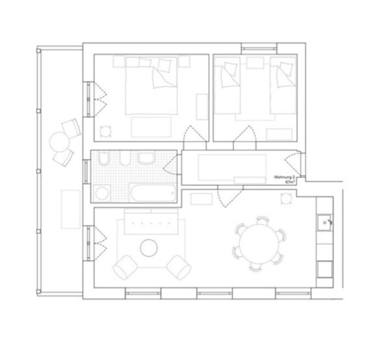 Miraodle Apartments フーネス エクステリア 写真